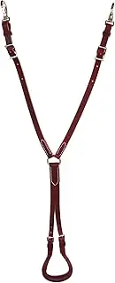CHALLENGER Horse Mahogany Red Amish Western Working Tack Latigo Leather Double Strap Crupper 975L7000