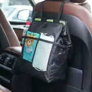 Black Portable Car Trash Can Garbage Bin Bag Organizer for Vehicles Waterproof (for: Subaru)