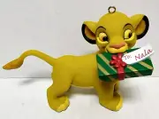 Disney's Grolier President's Edition Lion King Simba Christmas Ornament