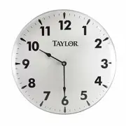 Extra Large Metal Patio Clock w/ Easy-to-Read Clock Face