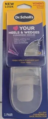Dr. Scholl’s Love Your Heels & Wedges Cushioning Insoles Women's Size 6-10 1pair