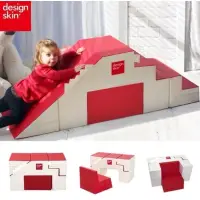 在飛比找蝦皮購物優惠-design skin溜滑梯（二手）變形沙發桌椅/兒童沙發-