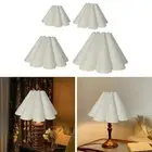 Cloth Table Lamp Cover Chandelier Shade Restaurant Petal Shaped Lampshade