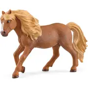 Schleich 5.3'' Iceland Pony Stallion Animal Action Figure Kids Play Toy 5-12y