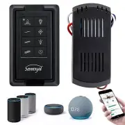 Universal Ceiling Fan Remote Control Kit, Smart Ceiling Fan Light Swtich Remo...