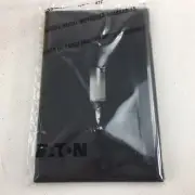 (21) Eaton PJ1BK-SP-L Mid-Size Single Gang Toggle Wallplates Black - 21 Pack