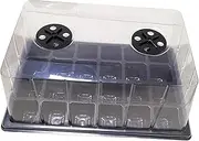 ＫＬＫＣＭＳ Nursery Seedling Tray Growing Tray Easy to Use Labor Saving 24 Holes Hydroponic Container Propagation Tray for Vegetable
