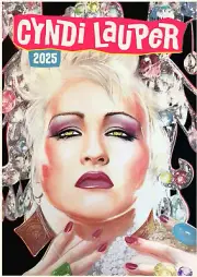 2025 Wall Calendar (12pg) CYNDI LAUPER Vintage Magazine Cover Music Posters 1161