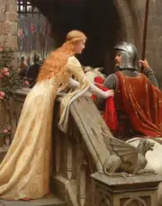 God Speed by British artist Edmund Leighton Art Print 11"x14"