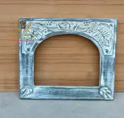 Wooden Photo Frame, Old Wood Frame, Hand Made Carved, Unique Design Photo Frame