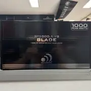 Massive Audio BP1000.1 V2 Blade Series. 1000 Watts, 2 Ohm Stable, Class A/B