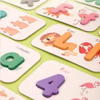 在飛比找ETMall東森購物網優惠-【LITTLE POPPET】英文字母數字積木字卡玩具(英文