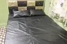 Leather Bed Sheet With Pillow Covers For Single/Double Size Beds. Real Sheepskin