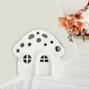 Candlestick Silicone Mold Stand Mushroom House Shaped Holder