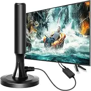 TV Aerial - Amplified TV Antenna for Smart TV 250+ Miles Long Range Support 4K 1080P All Local with Booster