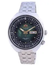 Orient World Map Revival Stainless Steel Automatic RA-AA0E02E19B 200M Mens Watch