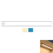 Motion Sensor Under Cabinet Lights LED Rechargeable Magnetic Dimmable Closet Lights Night light-Silver