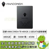 在飛比找欣亞購物優惠-[欣亞] 巨蟒 ANACOMDA TB 480GB/2.5吋