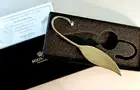 Mikimoto Pearl Silver Tone Paper Knife Book Mark - New in Box