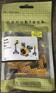 Nanoblock Drum Set NBC_024 (Over 170 Pieces) Micro-Sized Building Blocks