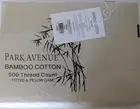 Park Avenue BAMBOO COTTON 500 Thread Count Single Bed Fitted Sheet & Pillow Case