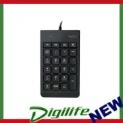 RAPOO K10 Wired Numeric NumberPad Keyboard - Spill Resistant Design, Laser Carve