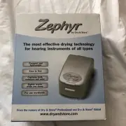 Zephyr dry and store hearing aid drying technology new in box