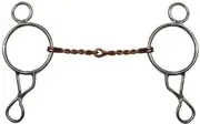 Showman Stainless Steel Wonder Bit w/ 5" Copper Twisted Broken Mouth! New Horse TACK!