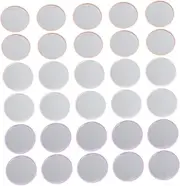 Generic Mini Makeup Mirror '' 30pcs Small Mirror Set Portable Relief Mirror Exquisite Design Suitable for Ages Random Style