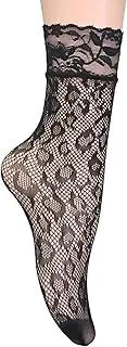 [Generic] Womens Running Socks Cotton Fishnet Short Stockings No Show Socks Womens