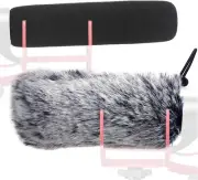 Windscreen Muff and Foam for Rode Video Mic Go Mic Camera Microphone DeadCat