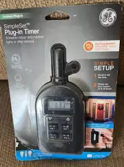GE SimpleSet plug in timer touchsmart timer New!
