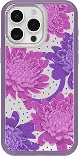[Otterbox] Symmetry Clear MagSafe Case for Apple iPhone 15 Pro Max, Shockproof, Drop Proof, Protective Thin Case, 3X Tested to Military Standard, Papercut Flowers
