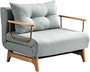 Sleeper Chair Folding Sofa Bed, Convertible Recliner Chair, Indoor Single Sleeper Guest Bed Lounge Futon Couch for Home Office Bedroom Living Room Convertible