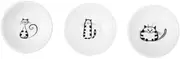 IMIKEYA 1 Set Pattern Sauce Dish Appetizer Plates for Condiments for Home Restaurant Catering Use and Stylish Design