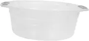 SAFIGLE Plastic Wash Basin Portable Vegetable Washing Bowl Multi Purpose Dishpan for Face Washing Camping and Home Use Lightweight Durable Capacity Easy to Clean