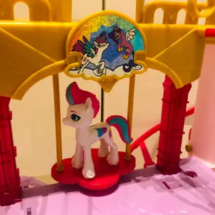 My little pony彩虹小馬城堡軌道玩具女孩玩具