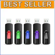 5-Pack 128GB USB 3.0 Flash Drives - High-Speed Memory Stick for Every Need