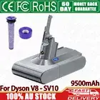 9500mah Battery for Dyson V8 Absolute Animal Origin Replacement SV10 with Filter