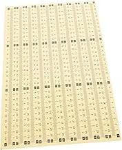 Hohopeti 20pcs Self Adhesive Measuring Tape Stickers Flexible Ruler Labels for Accurate Measurement and Design for Easy Reading for Crafting and Labeling