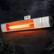 Devanti Radiant Heater, 2000W Portable Electric Infrared Strip Heaters for Bedro