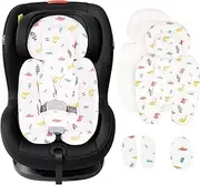vocheer Newborn Insert Compatible with 4moms Mamaroo RockaRoo & Graco DuetSoothe Swing, Reversible Infant Insert Head & Body Support Cushion, Large Size, Cotton & Mesh Material, Dinosaur