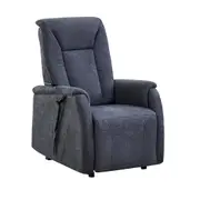 Electric Recliner Armchair Adjustable Lounge Modern Remote Control Dark Grey