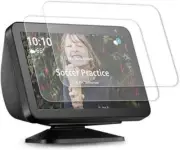 2 Pack 9H Premium Tempered Glass Screen Protector For Amazon Echo Show 7"x4.5"