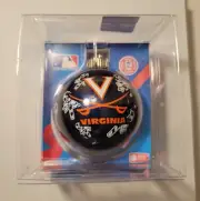 Christmas Ornament University of Virginia Glass NIB UVA Cavaliers 003