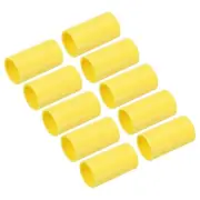 10Pcs PVC Pipe PVC Conduit Coupler Straight Fittings Efficacy 20 mm Yellow