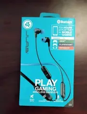 JLab Play Gaming Wireless Bluetooth Earbuds Black / Blue New