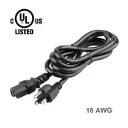 UL 6ft Power Cord Cable Lead For Cisco Meraki MA-PWR-Cord-US A40-58010 Notched