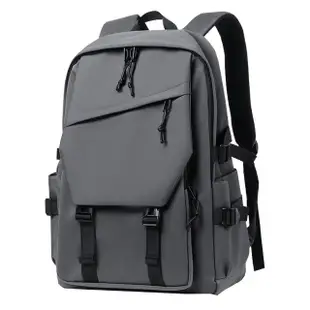 【NOOYA 野谷】潮流幾何 韓版後背包(電腦背包 背包 筆電包 電腦包 後背包 大容量 包包)