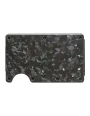 [La Enviro] Lorne Forged Carbon Wallet in Matte Silver
